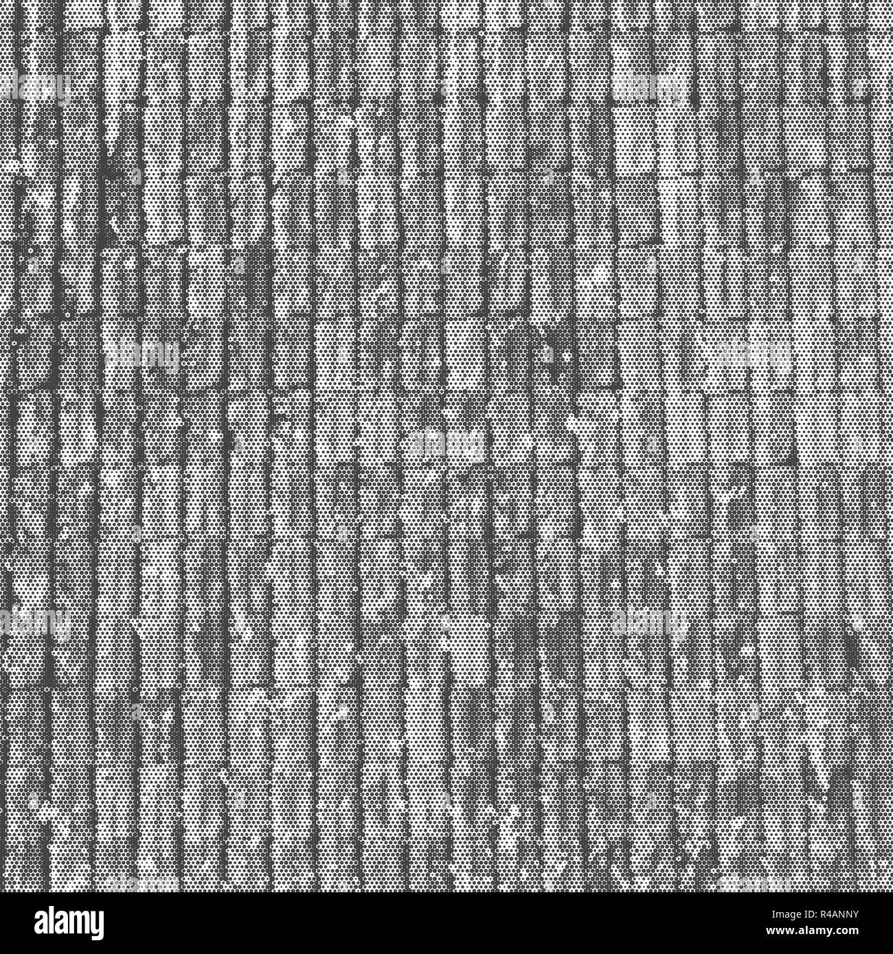 Vector vintage carreaux de céramique noire toit bardeaux blancs demi-teinte monochrome réaliste texture de fond abstrait décoration Illustration de Vecteur