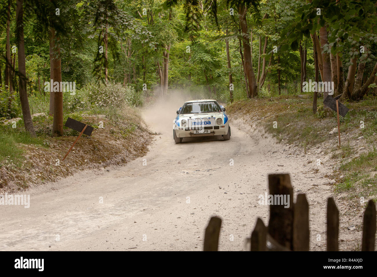 Goodwood Festival of Speed Rally Race, Chichester, Sussex Banque D'Images