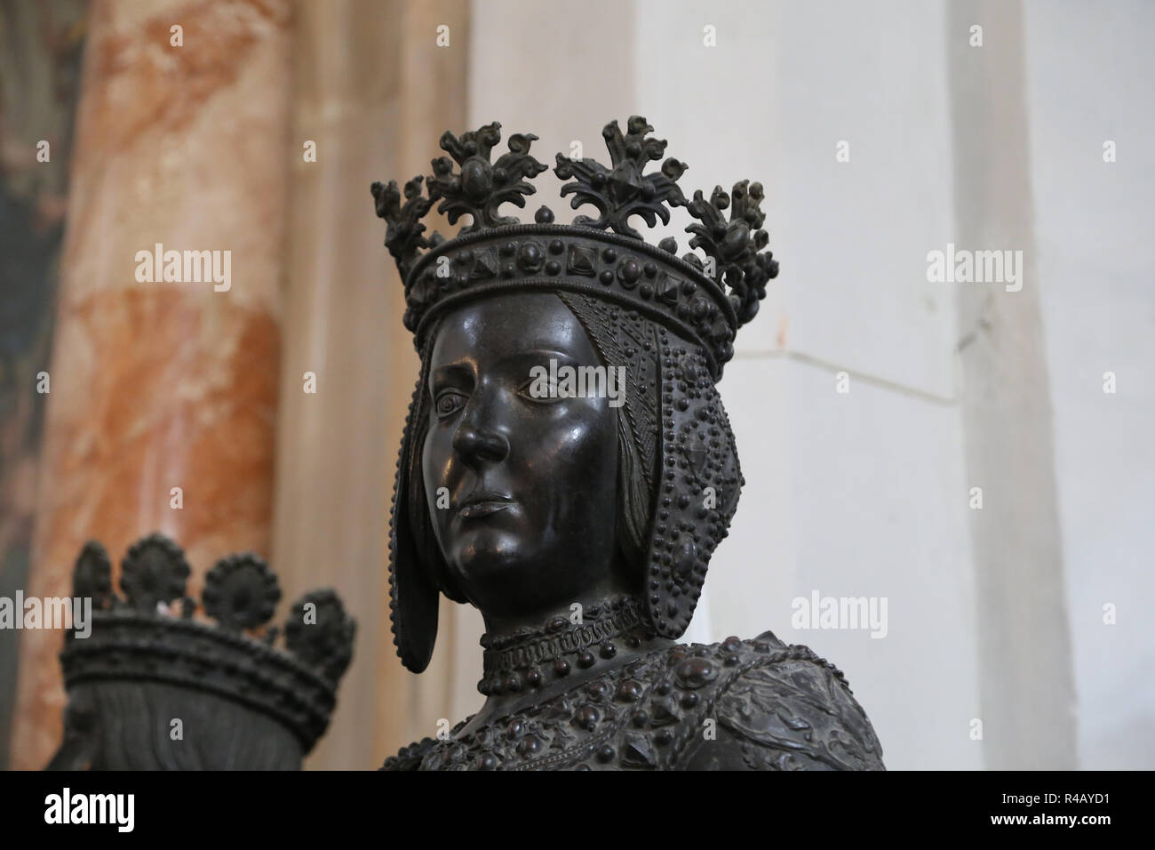 Jeanne de Castille (1479-1555) The Mad. Statue, 1528. Sesselschreiber Kolderer et artistes :. L'église de la Cour. Innsbruck. L'Autriche. Banque D'Images