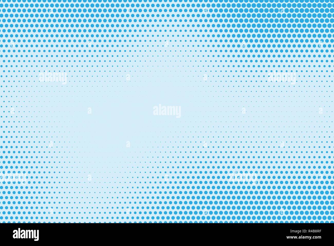 En demi-teinte comme arrière-plan. Comics style pop art texture vecteur des points bleus pour votre graphique et web design Illustration de Vecteur