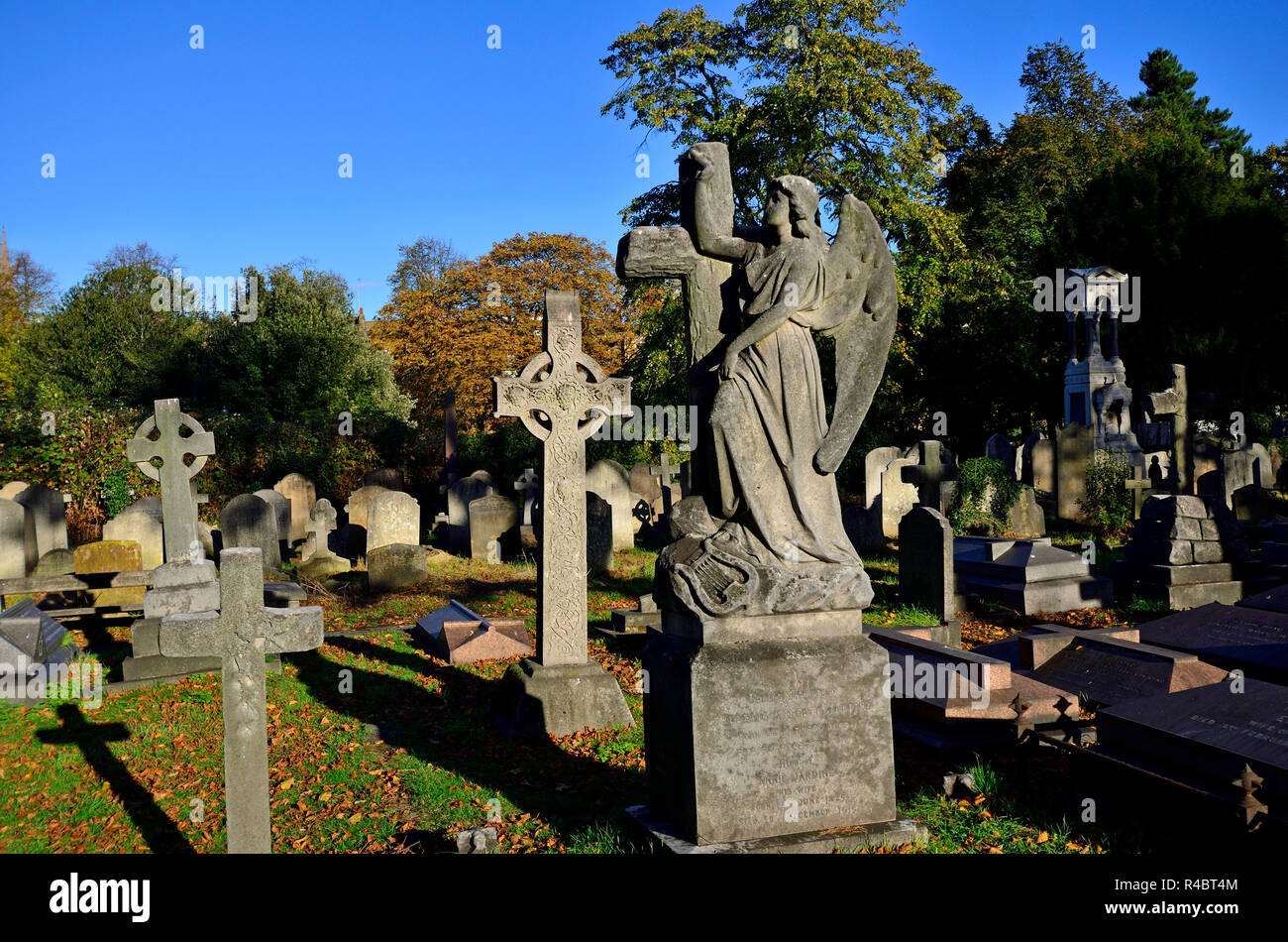 Cimetière de Brompton (Kensington and Chelsea) Londres, Angleterre, Royaume-Uni. Banque D'Images