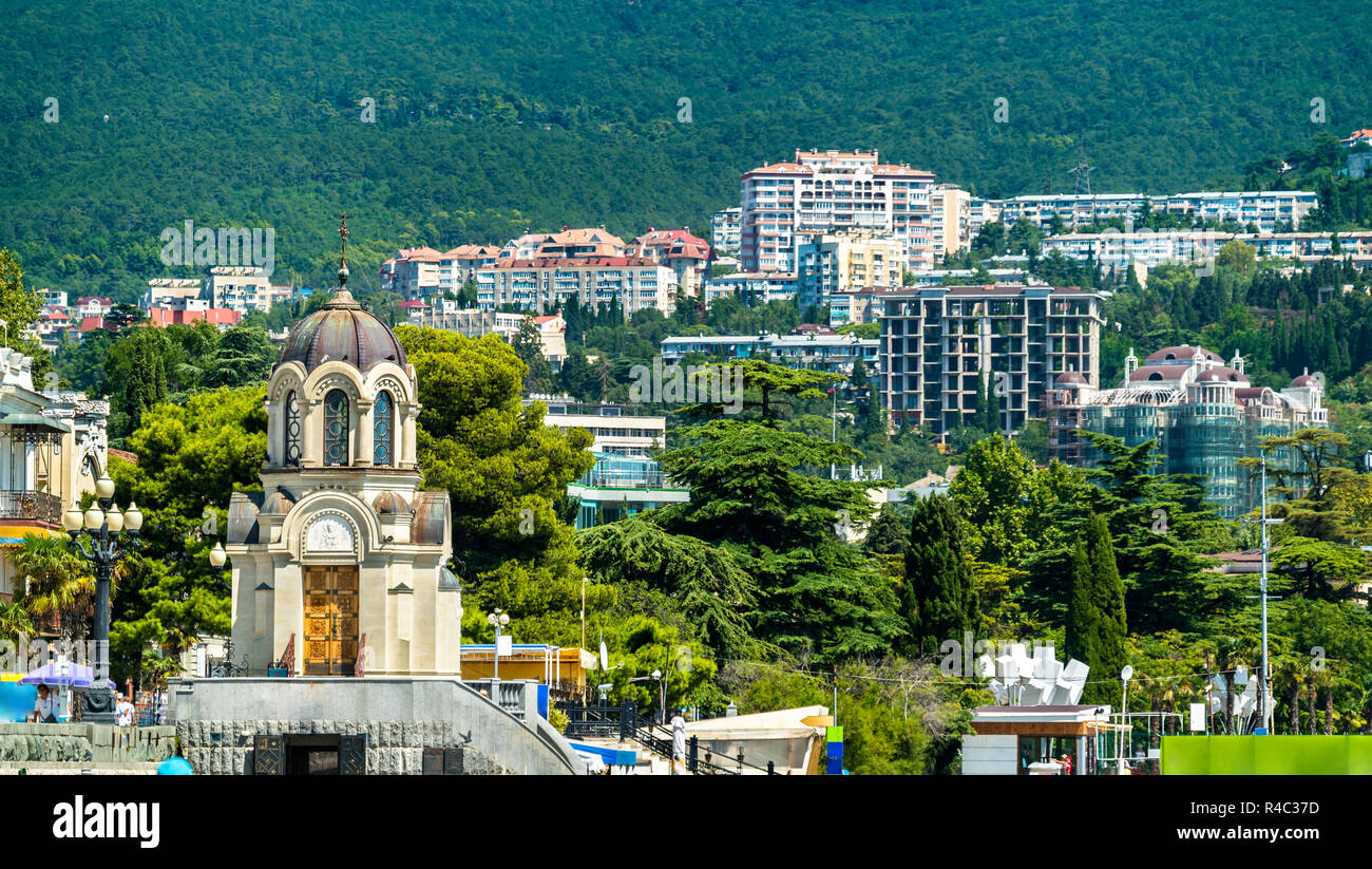 Chapelle de Nouveaux Martyrs et Confesseurs à Yalta, en Crimée Banque D'Images