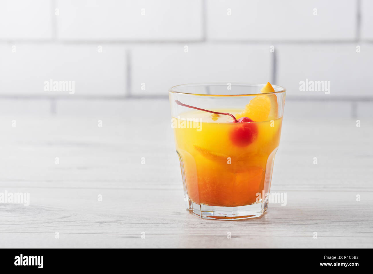 Fresh home faites des cocktails Mai Tai Banque D'Images