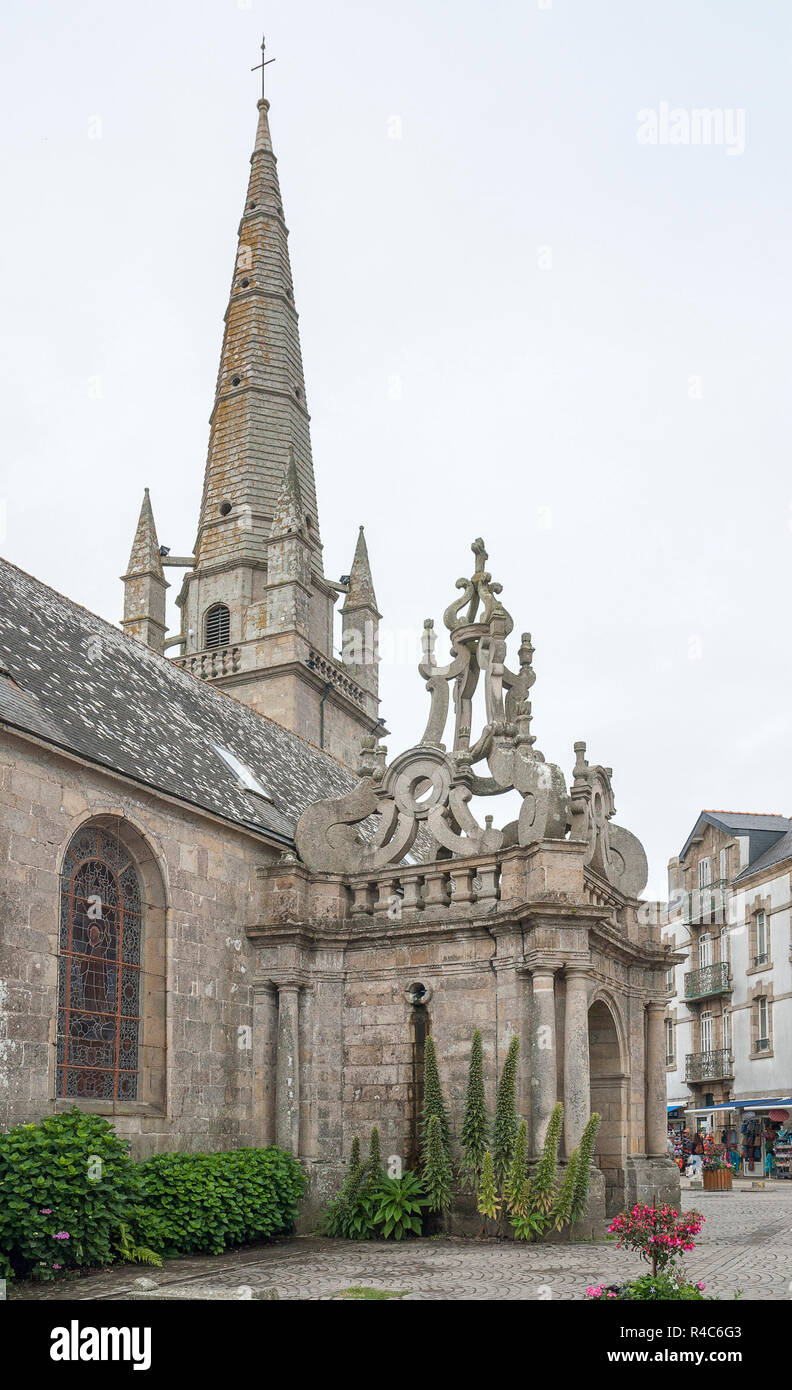 Église de Carnac Banque D'Images