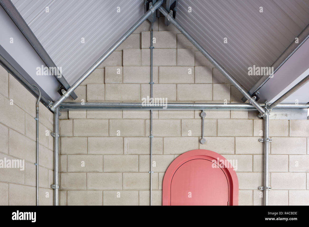 Studio gable. Lomax Studio, Londres, Royaume-Uni. Architecte : Pouvez, 2018. Banque D'Images