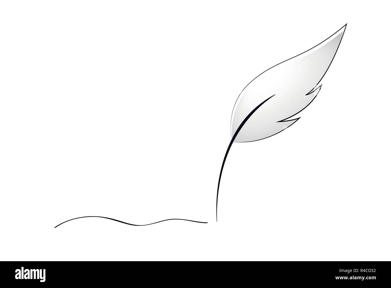 Croquis d'un simple stylo vector illustration EPS10 Illustration de Vecteur