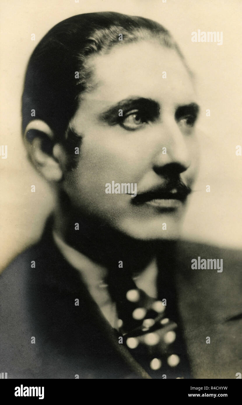 L'acteur américain Roy d'Arcy, 1920 Banque D'Images