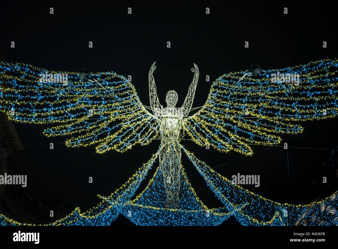 Les lumières de Noël à Londres, 2018 Banque D'Images