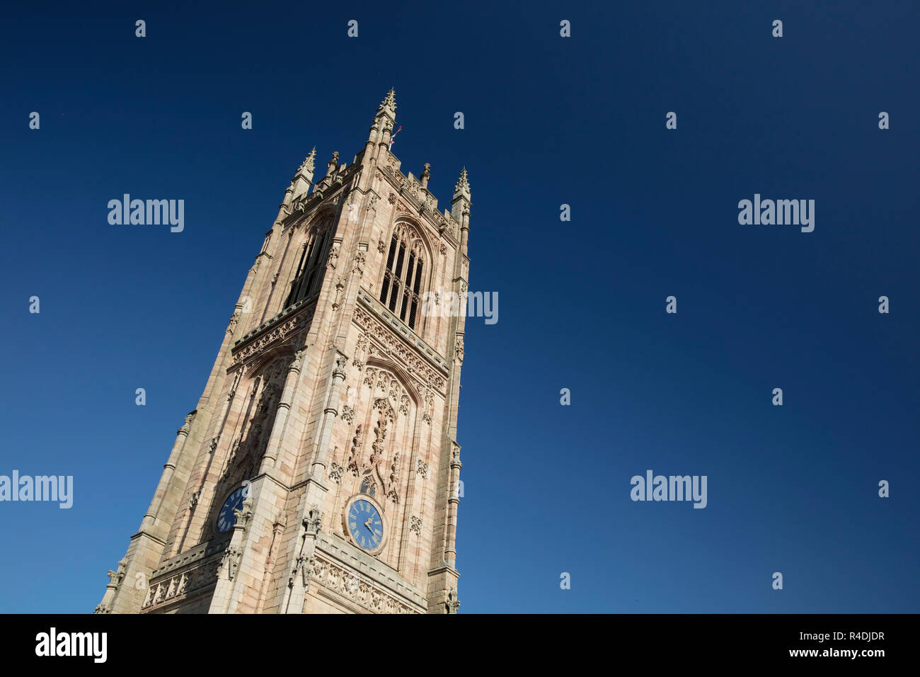 Derby, Derbyshire, UK : Octobre 2018 : Derby cathédrale de Tous les Saints Banque D'Images