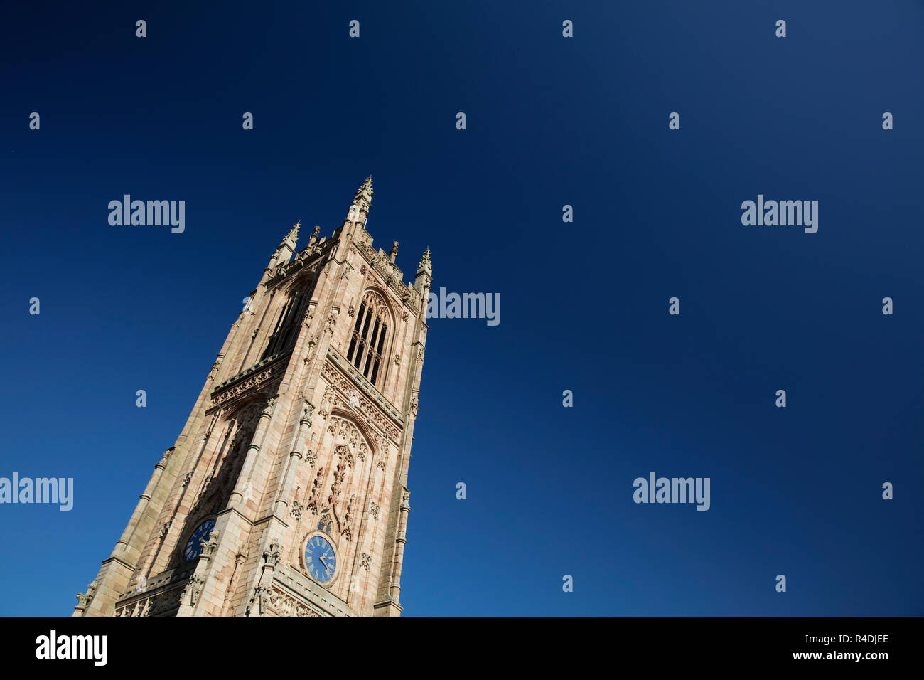 Derby, Derbyshire, UK : Octobre 2018 : Derby cathédrale de Tous les Saints Banque D'Images