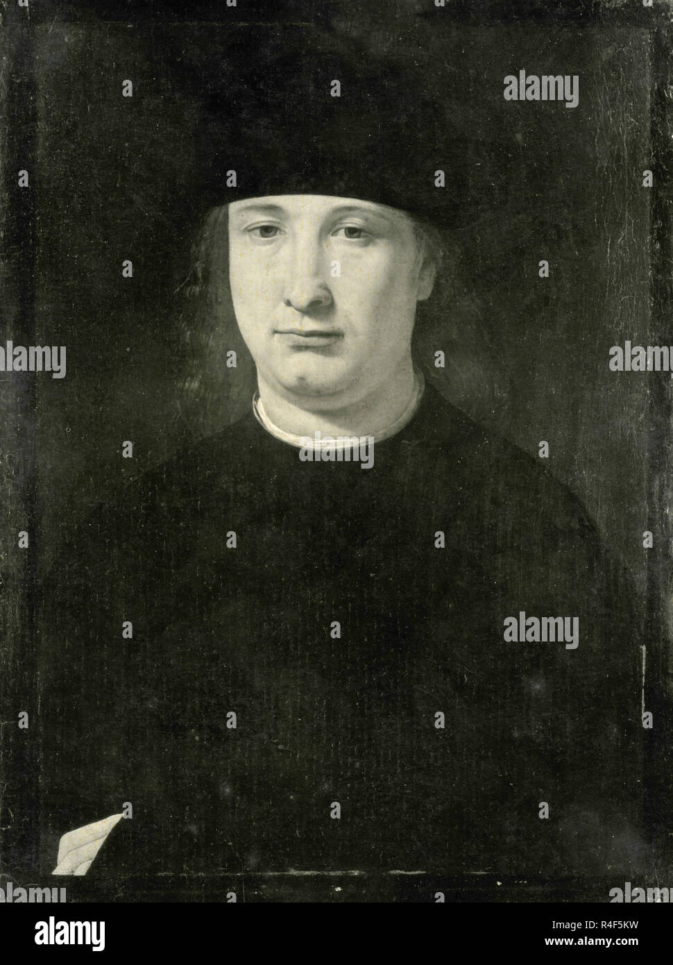 Portrait d'un homme, Giovanni Antonio Canal Banque D'Images