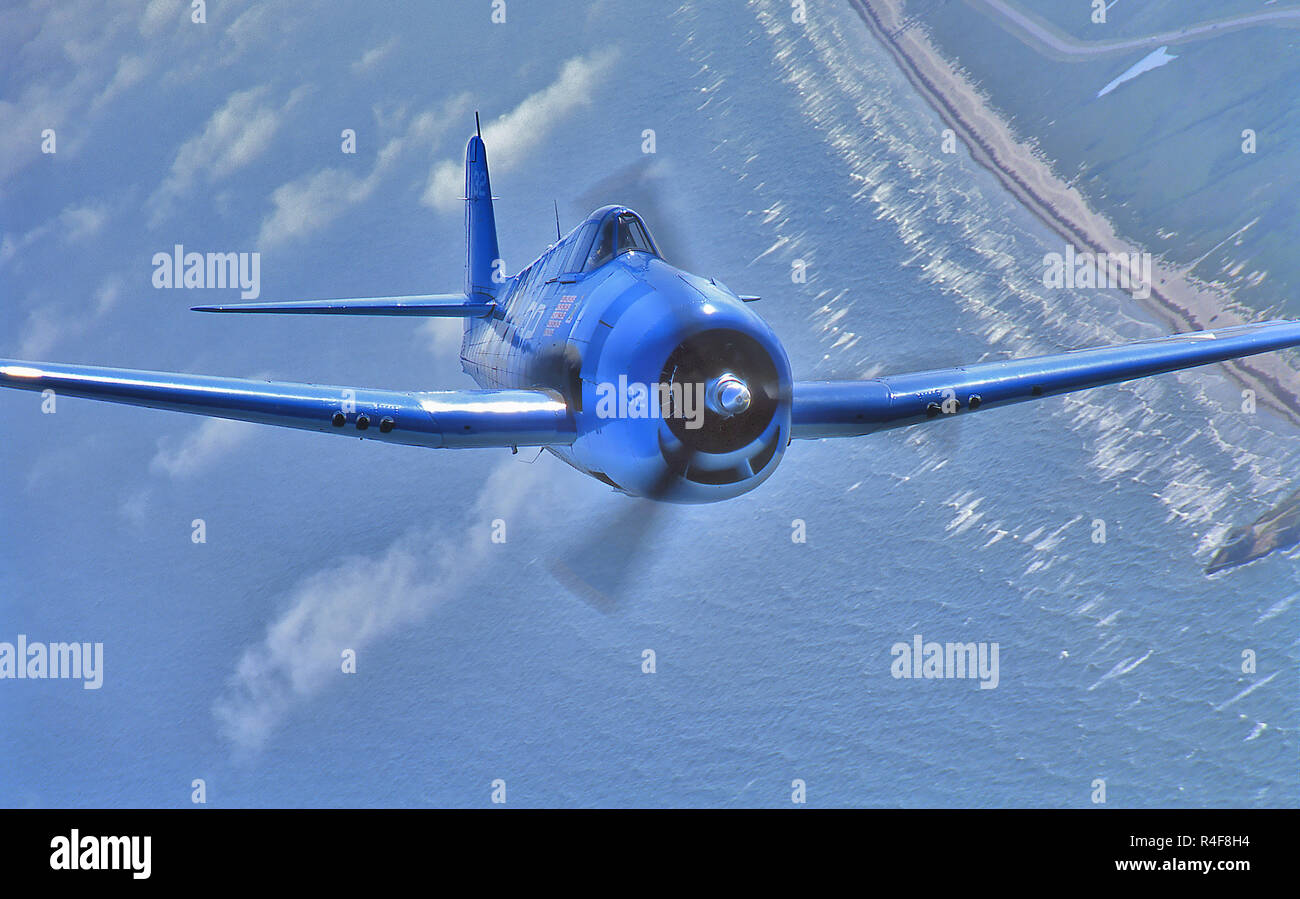 Grumman F6F Hellcat Banque D'Images