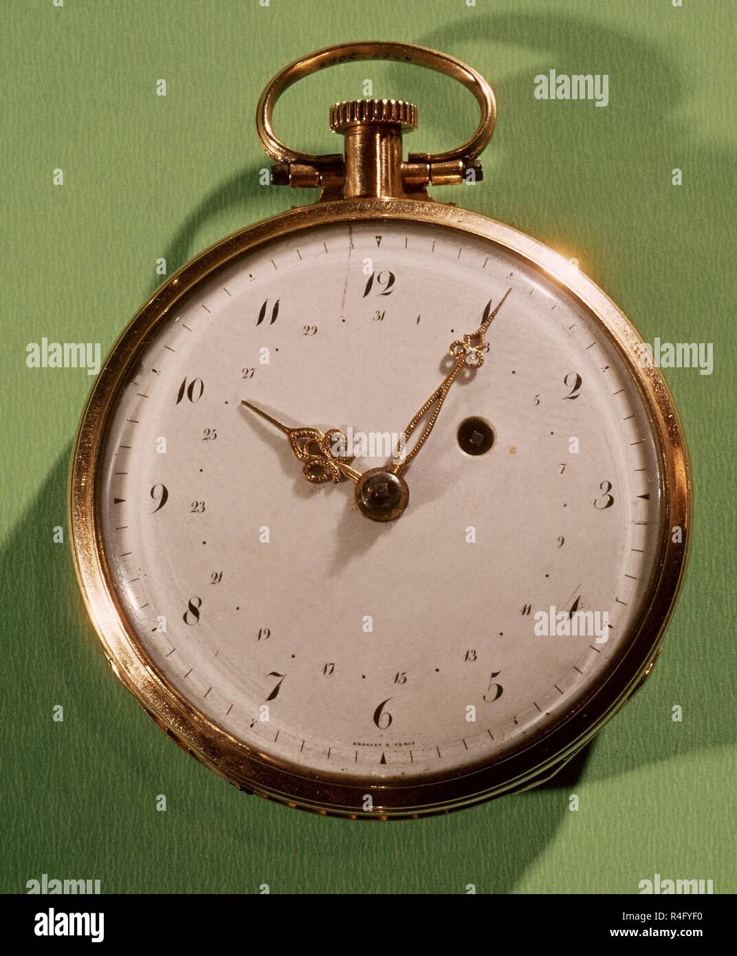 RELOJ DE BOLSILLO. Auteur : ABRAHAM LOUIS BREGUET,. Emplacement : collection privée. MADRID. L'ESPAGNE. Banque D'Images