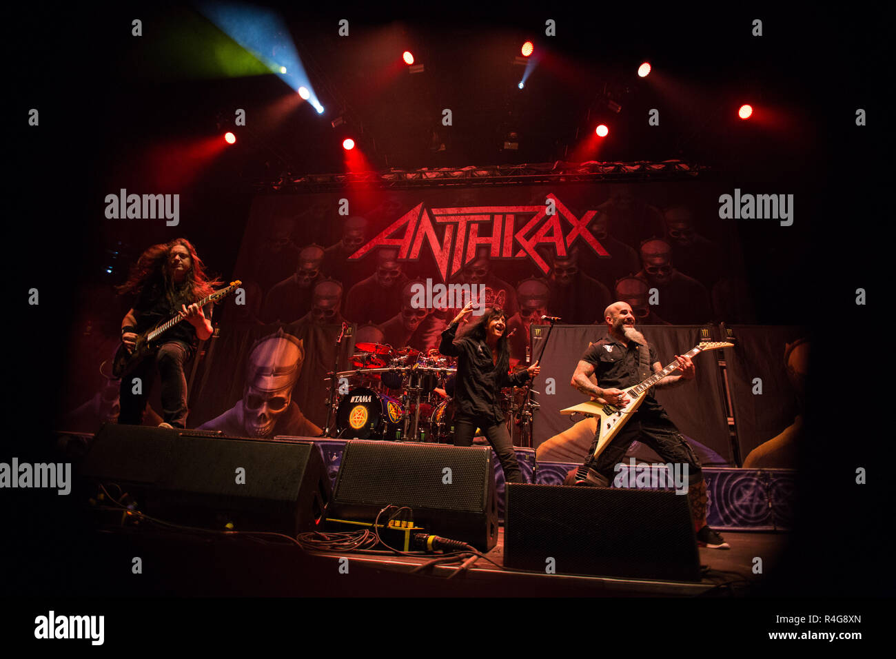 20e novembre, Assago (MI). L'anthrax effectue @ ,Mediolanum Forum Assago (MI). Banque D'Images