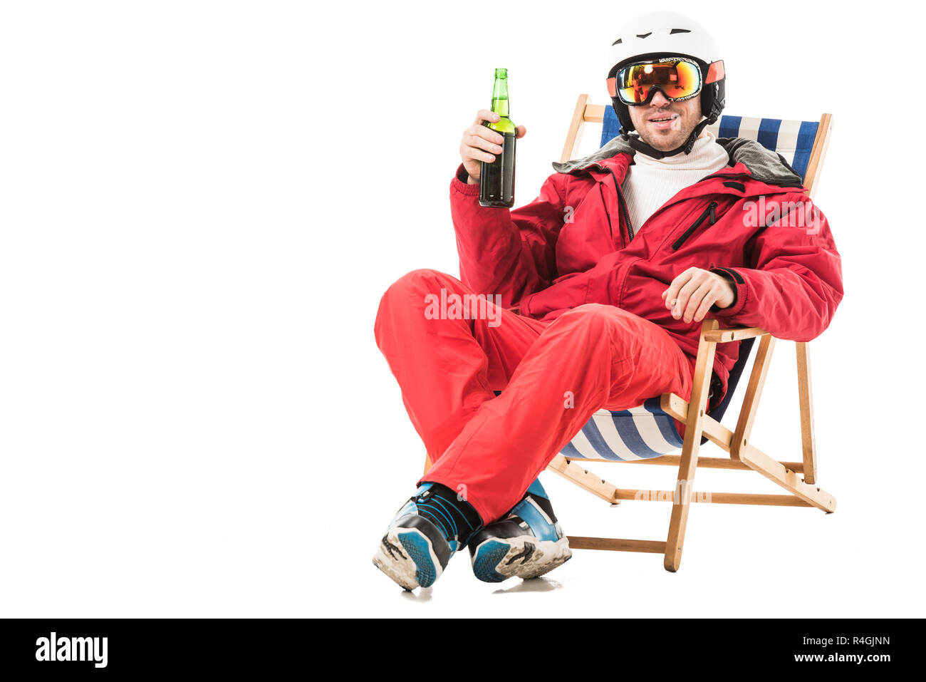 Combinaison de ski rouge discount