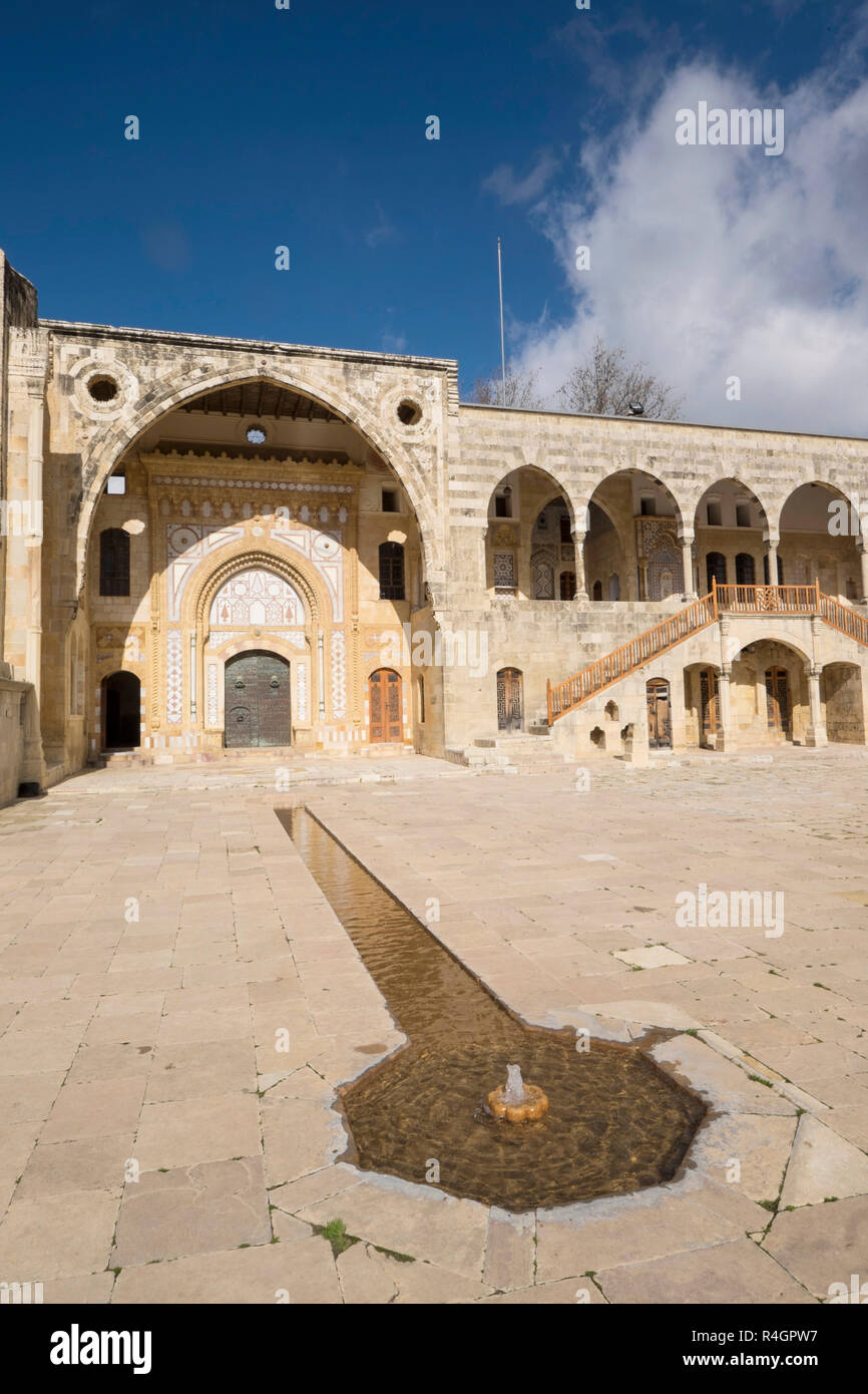 Le Palais de Beiteddine, Liban Banque D'Images