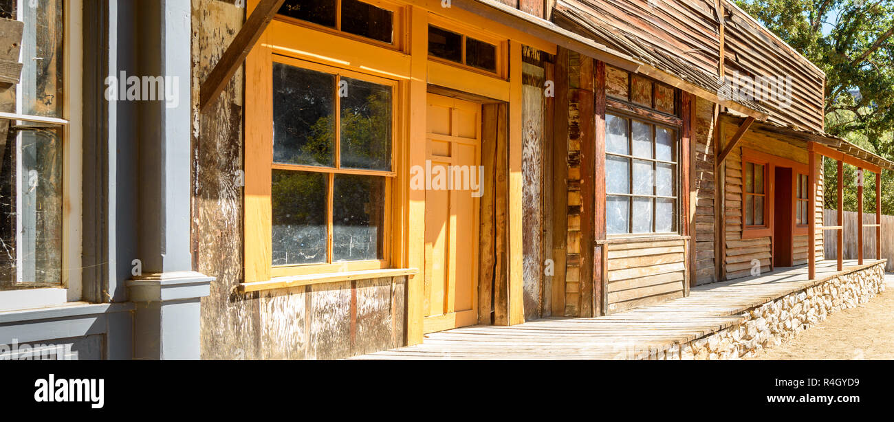 Los Angeles, Californie. Le 29 novembre 2017. Paramount ranch qui a été détruit et brûlé par Woolsey incendie, le 29 novembre 2017, Los Angeles, CA. Banque D'Images