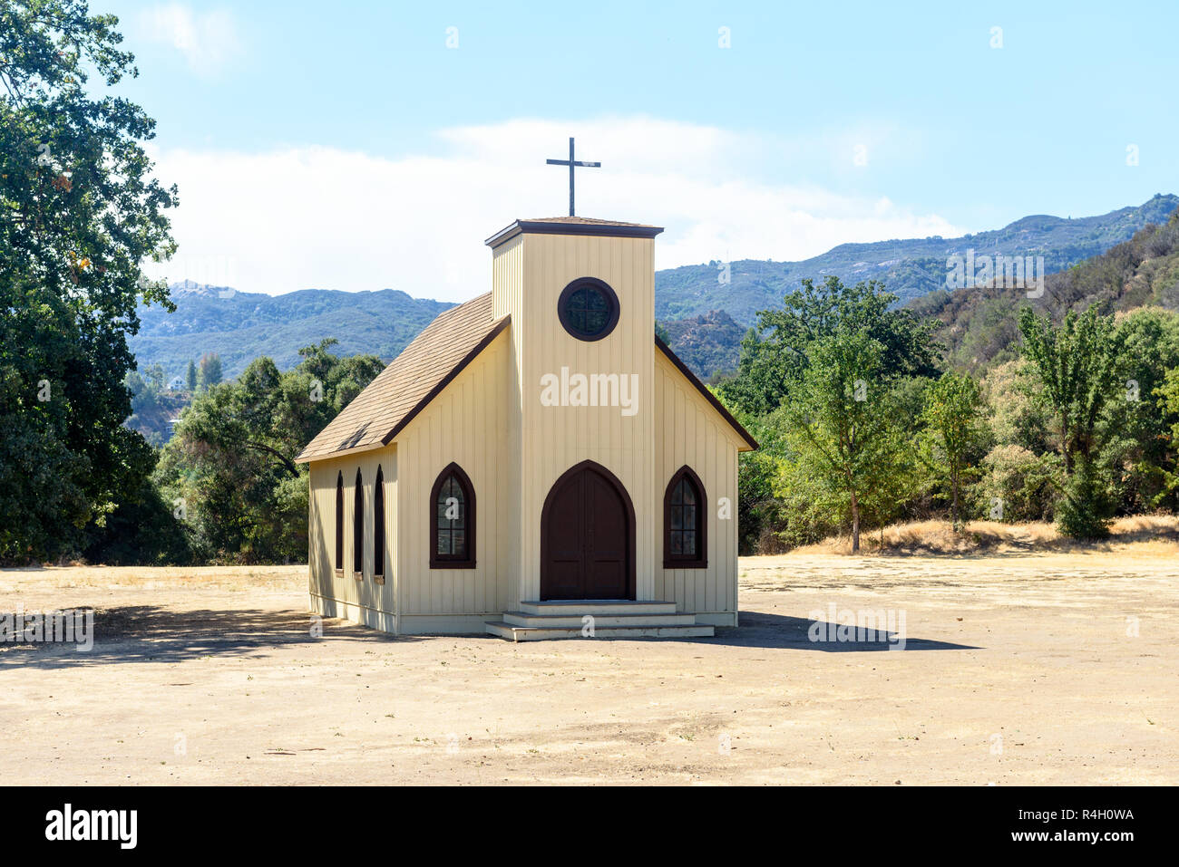 Los Angeles, Californie. Le 29 novembre 2017. Paramount ranch qui a été détruit et brûlé par Woolsey incendie, le 29 novembre 2017, Los Angeles, CA. Banque D'Images