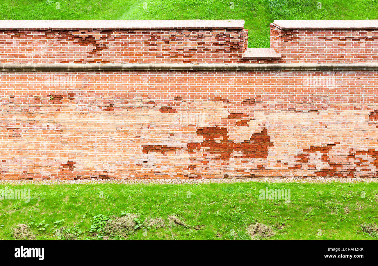 Mur d'une ancienne forteresse Banque D'Images