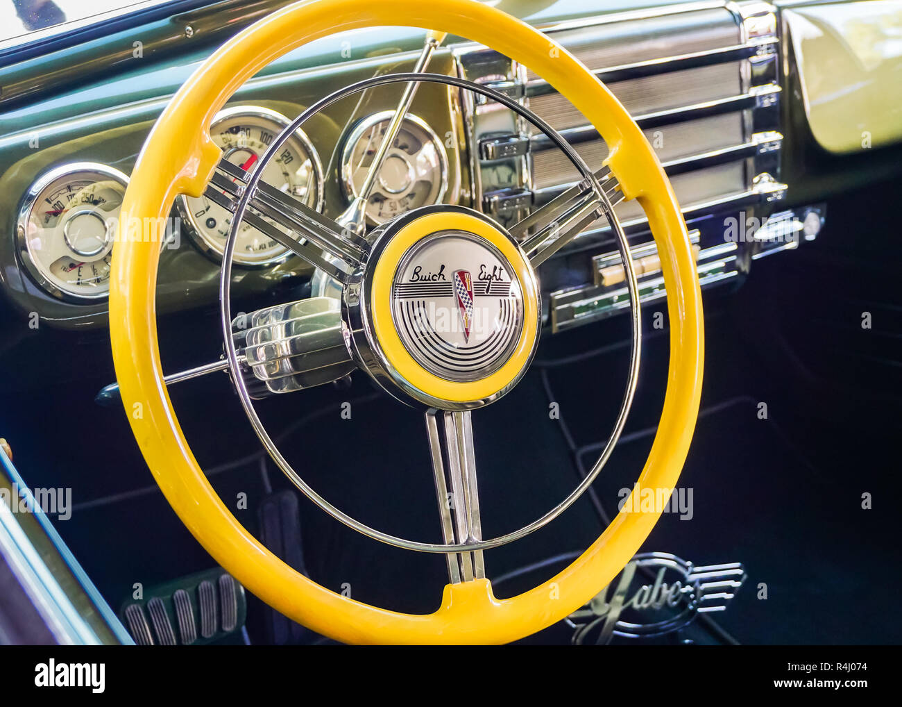LAS VEGAS, NV/USA - 2 NOVEMBRE 2018 : un tableau de bord spécial huit Buick à la Specialty Equipment Market Association (SEMA) salon de l'automobile. Banque D'Images