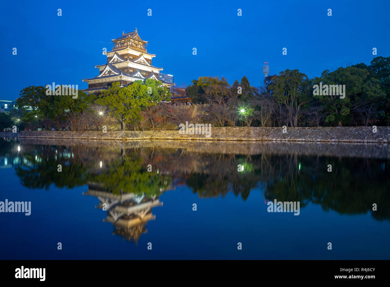 Château d'Hiroshima Carp (château) à Hiroshima, Japon Banque D'Images