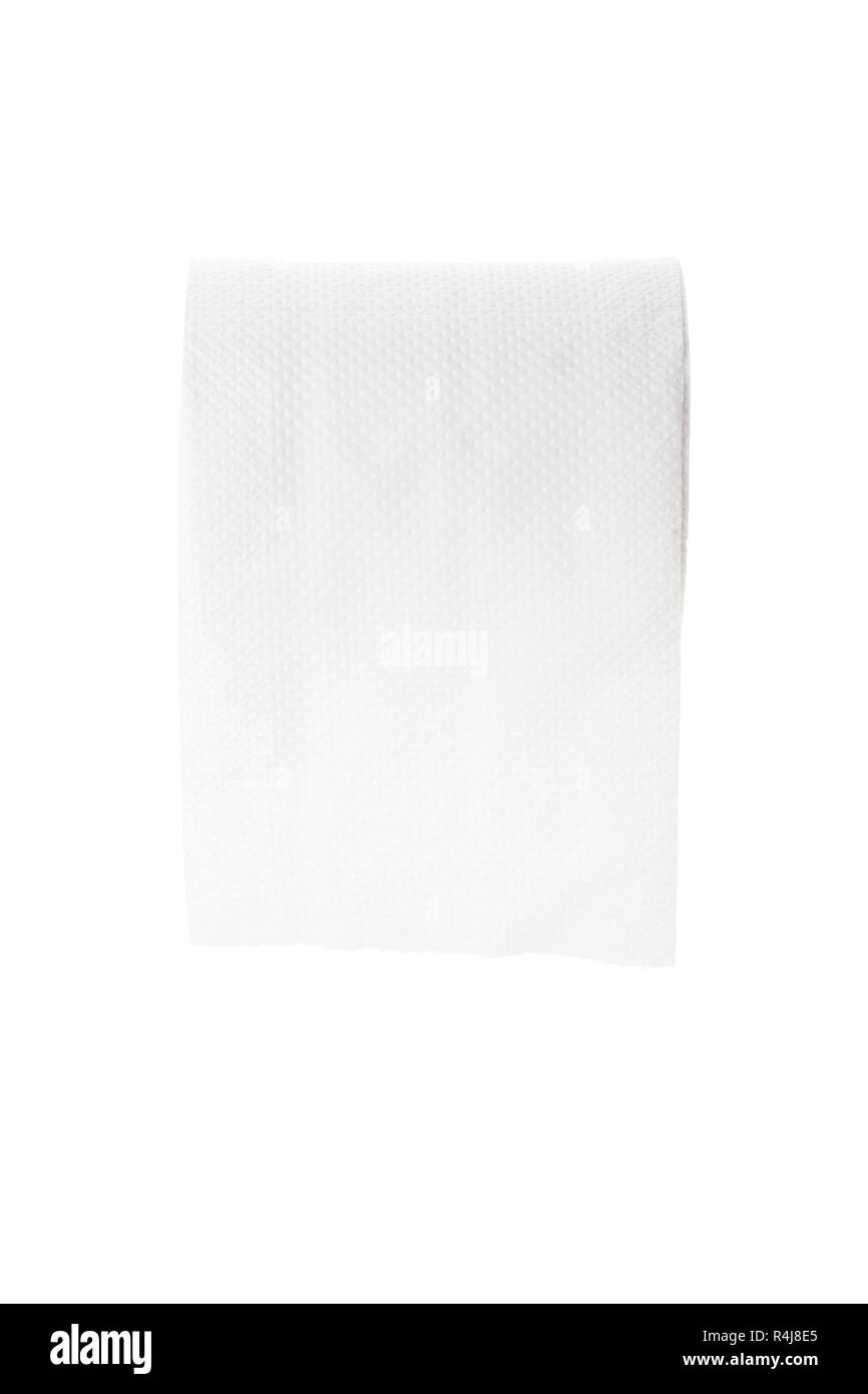 Seul le papier toilette en rouleaux Banque D'Images