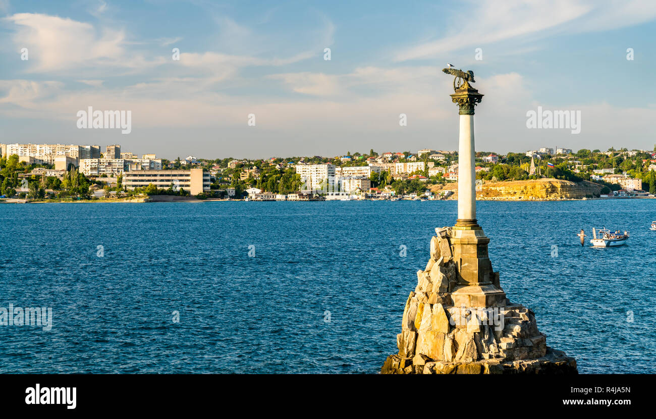 Monument aux épaves à Sébastopol Banque D'Images