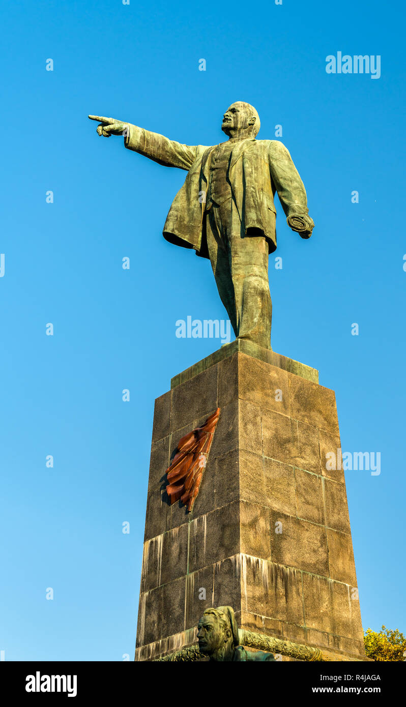 Vladimir Lenin Monument à Sébastopol Banque D'Images