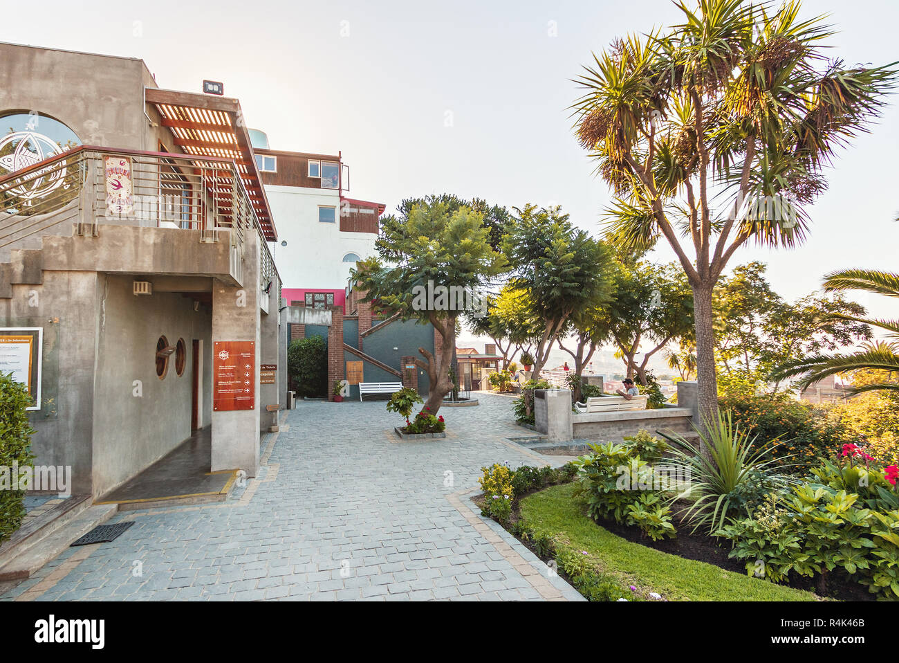 La Sebastiana, la maison du poète Pablo Neruda - Valparaiso, Chili Banque D'Images