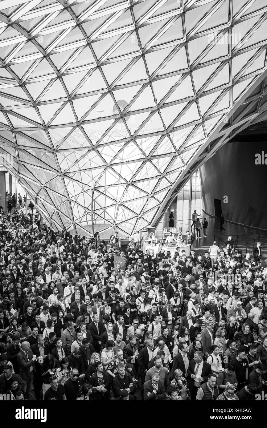 Italie, Milan, Fiera Rho, Salone del Mobile 2018 Banque D'Images Italie, Milan, Fiera Rho, Salone del Mobile 2018 Banque D'Images