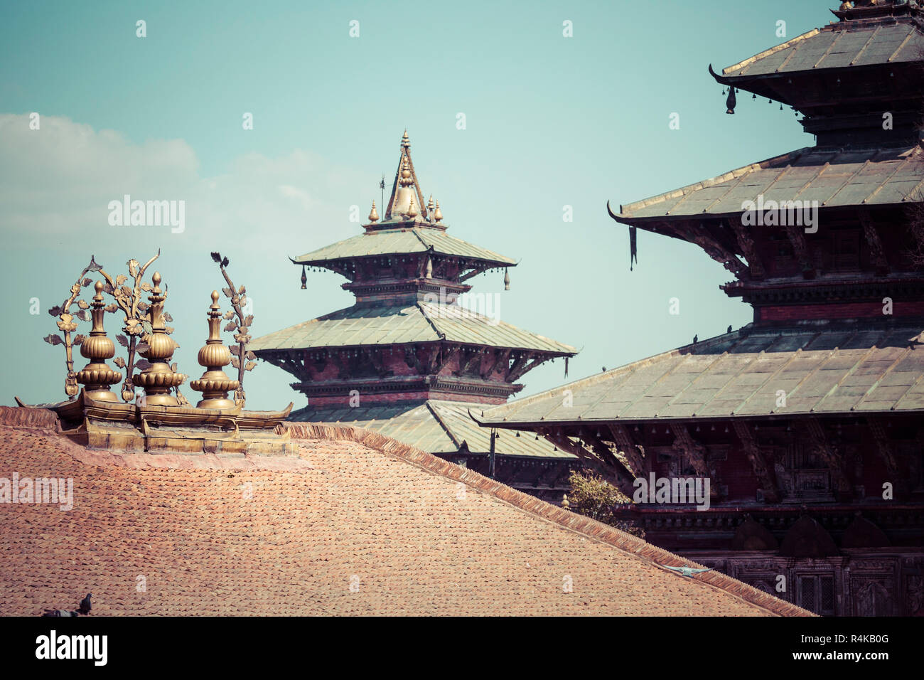 Le Katmandou Durbar Square, au Népal Banque D'Images