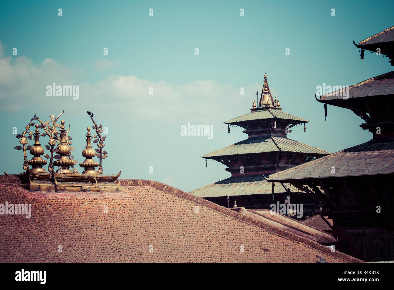 Le Katmandou Durbar Square, au Népal Banque D'Images