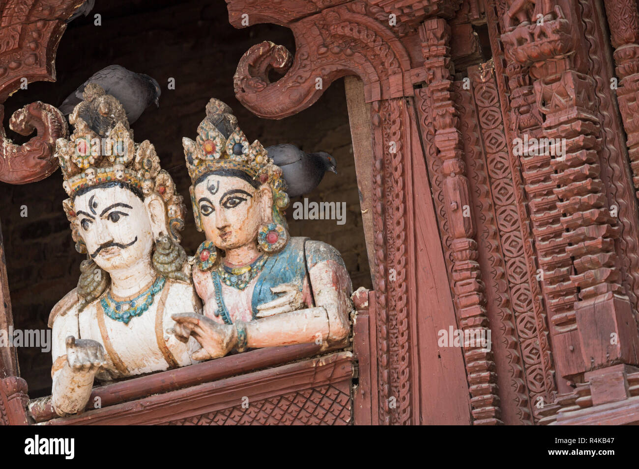 Le Katmandou Durbar Square, au Népal Banque D'Images