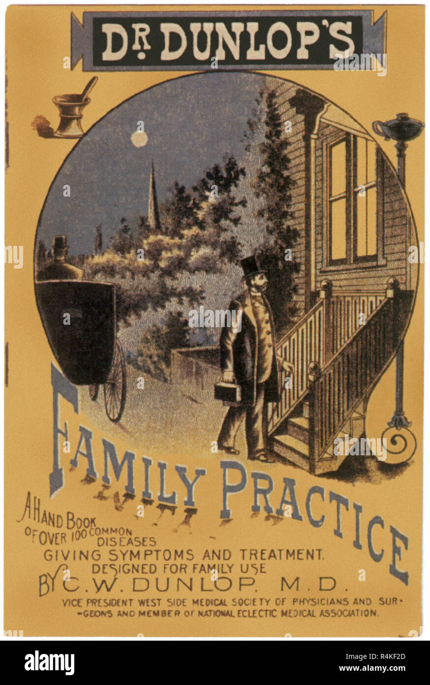 Médecin sur la fin de l'obligation. Banque D'Images