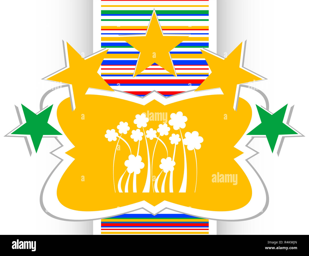 Série fleur bouton icône web sign Banque D'Images