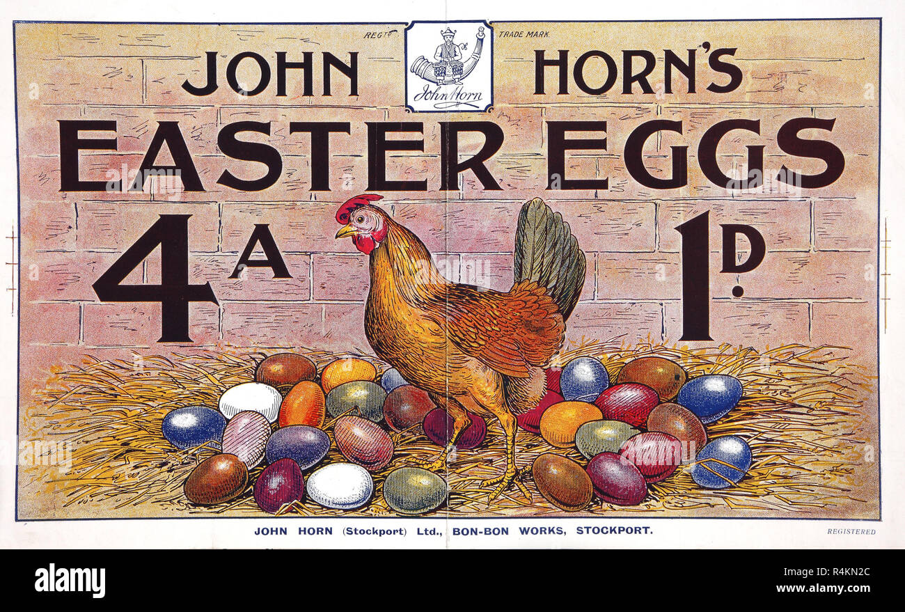 John Horn's Oeufs de Pâques, les images enregistrées à Stationers' Hall sous le copyright des actes en vigueur de 1842 à 1912 Banque D'Images