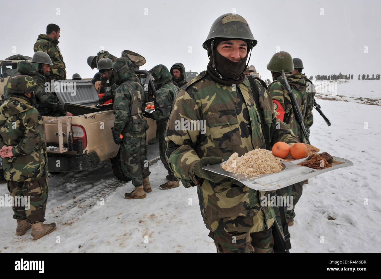 Kaboul, Afghanistan - Kaboul/ vers 2008 : Le Centre de formation militaire de Kaboul est un centre de formation de base pour les Forces armées afghanes. Banque D'Images