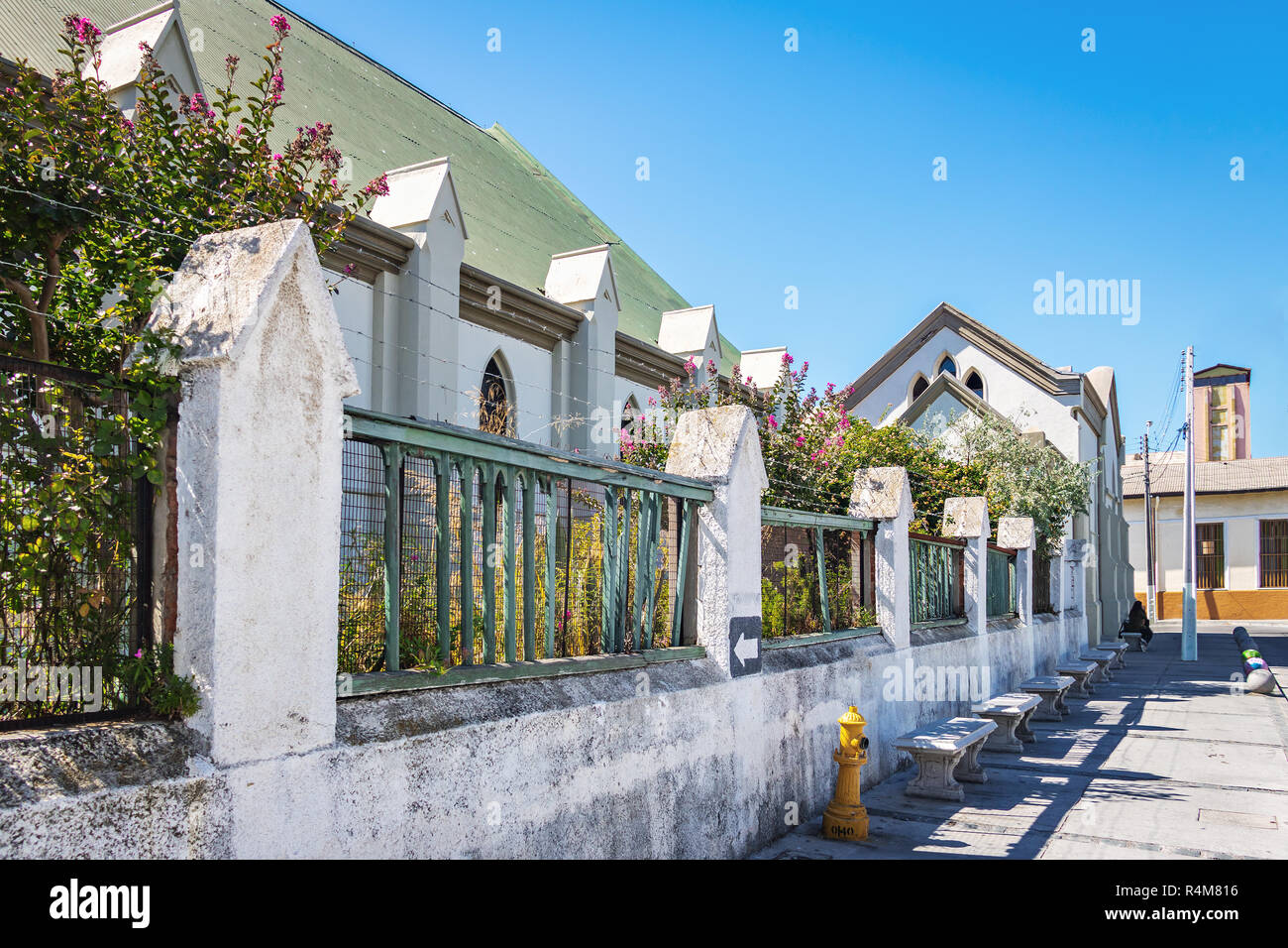 L'église anglicane Saint Paul's Cathedral - Valparaiso, Chili Banque D'Images