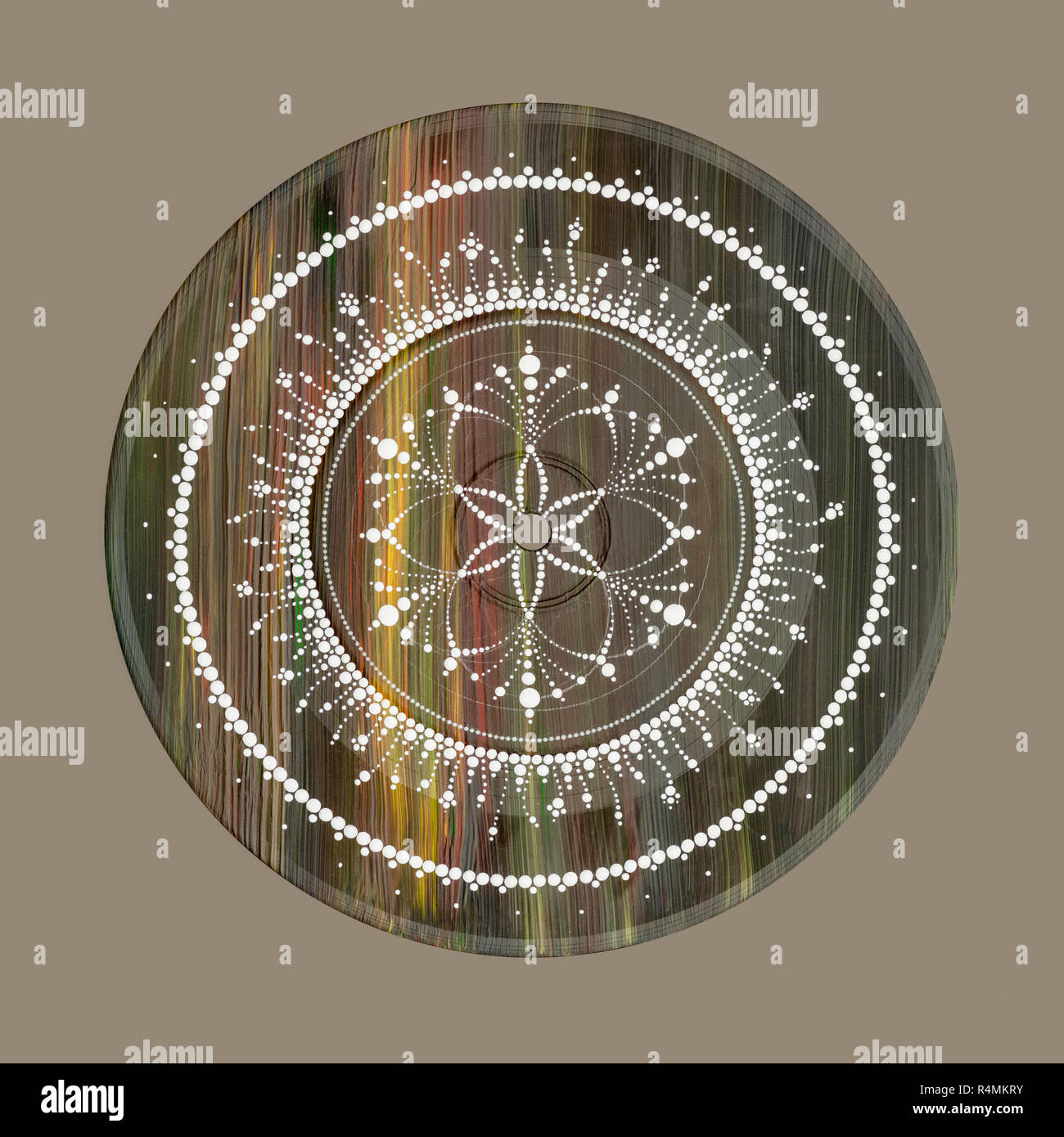 Le Svadhisthana chakra sacré Banque D'Images