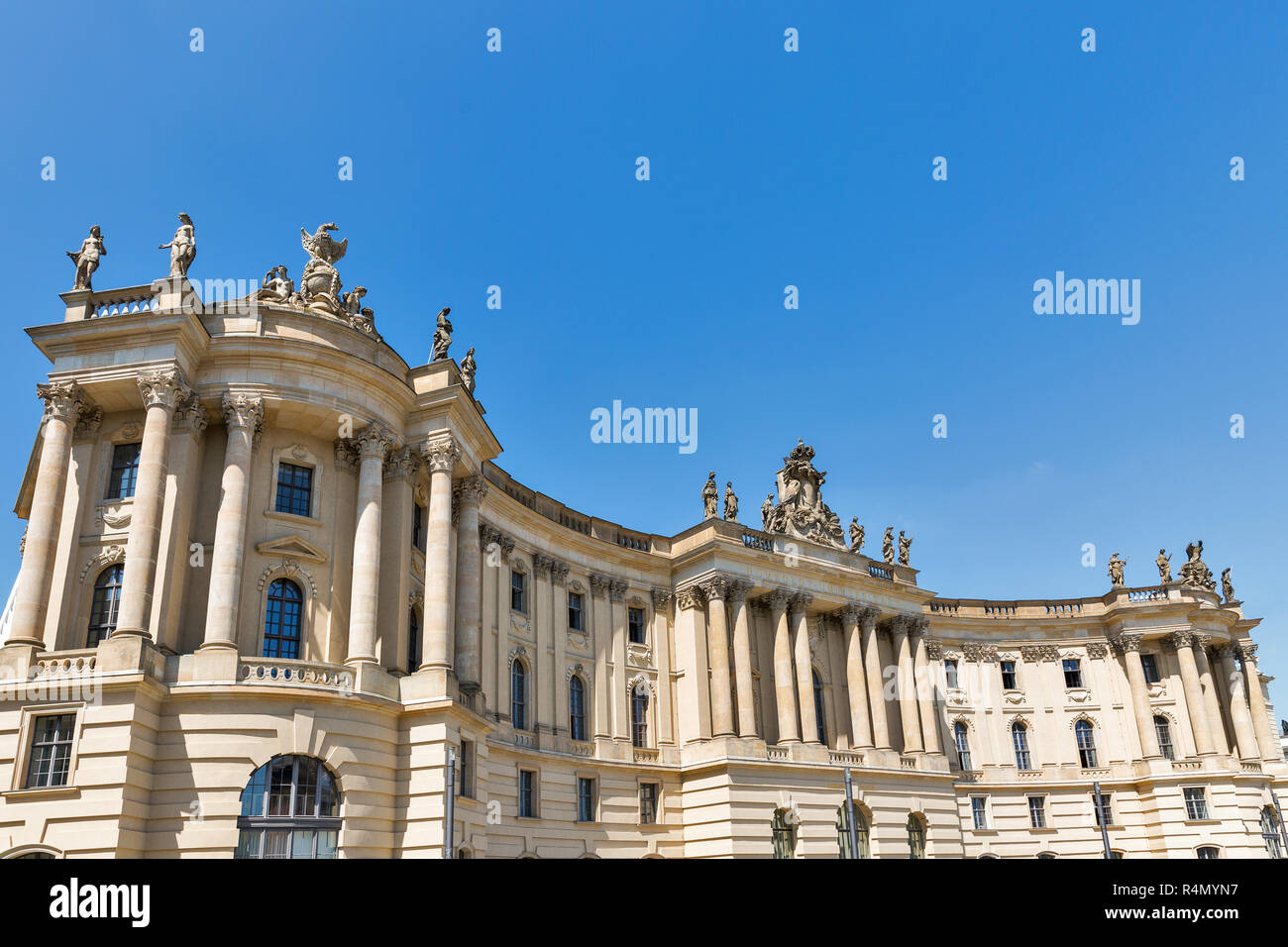 La bibliothèque de l'université de Humboldt, Faculté de droit extérieur de l'immeuble sur Bebel square à Berlin, Allemagne, Banque D'Images