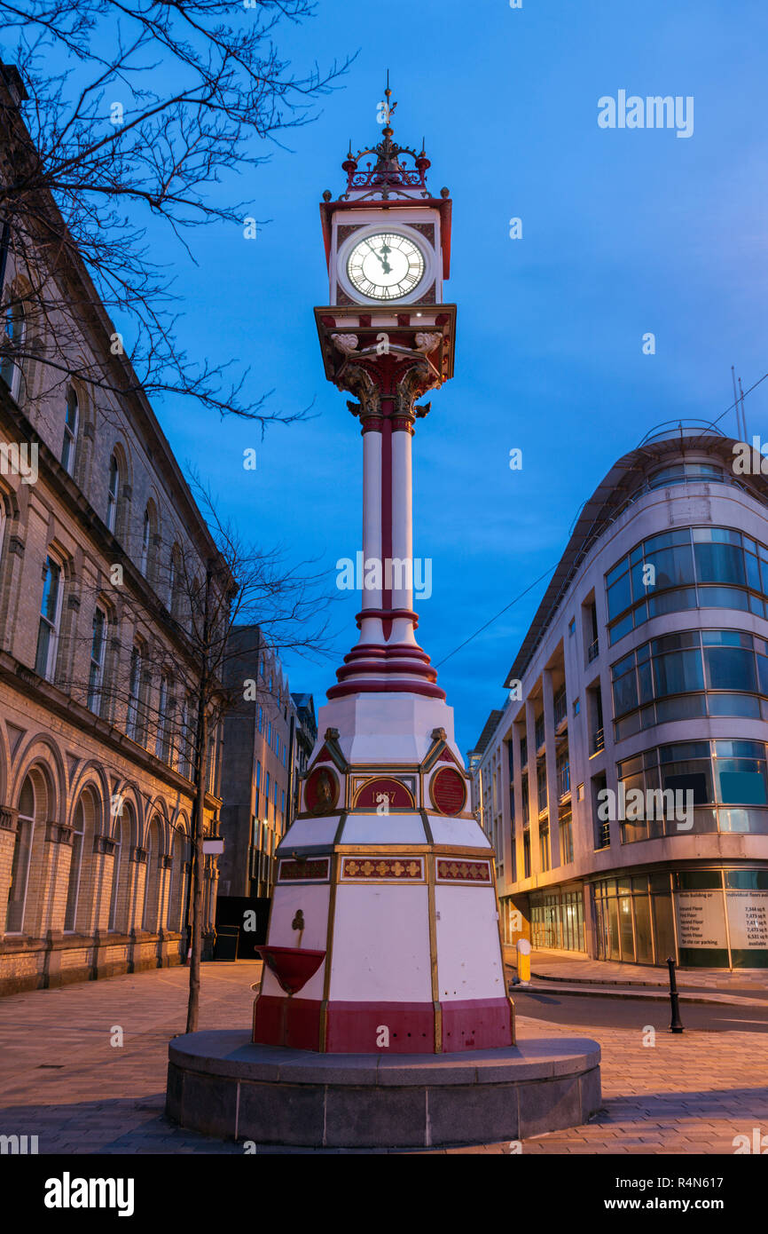 Heures du soir de la tourelle, à Douglas (île de Man) Banque D'Images