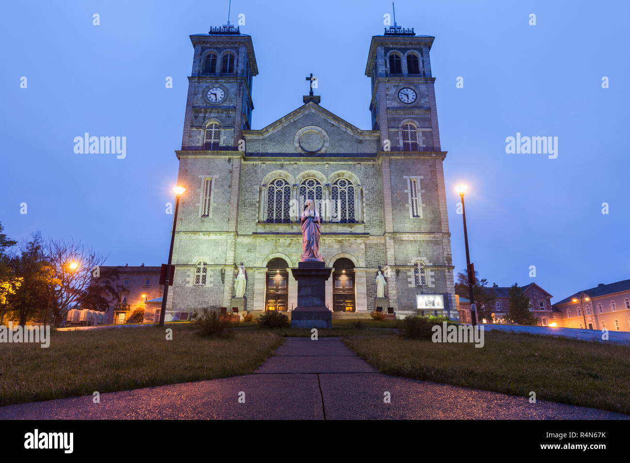 Cathédrale de Saint Jean Baptiste à Terre-Neuve et Labrador, Canada Banque D'Images