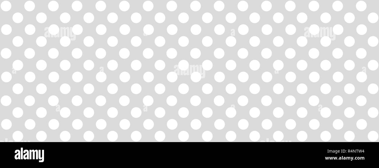 Large dotted background gris blanc Banque D'Images