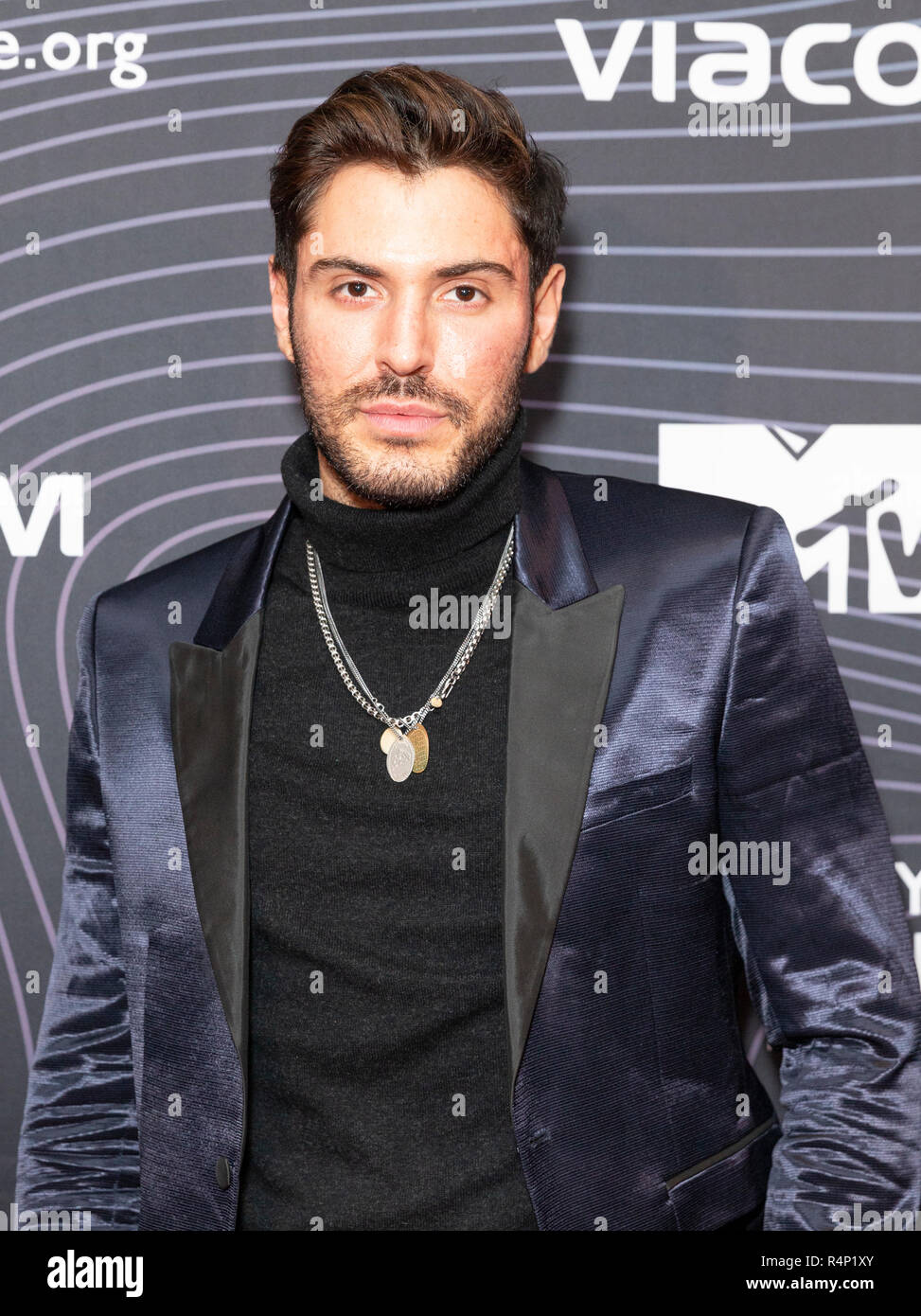 New York, NY - 27 novembre 2018 : Joey Zauzig assiste à MTV Staying Alive Foundation Gala à Guastavinoâ. crédit : lev radin/Alamy Live News Banque D'Images