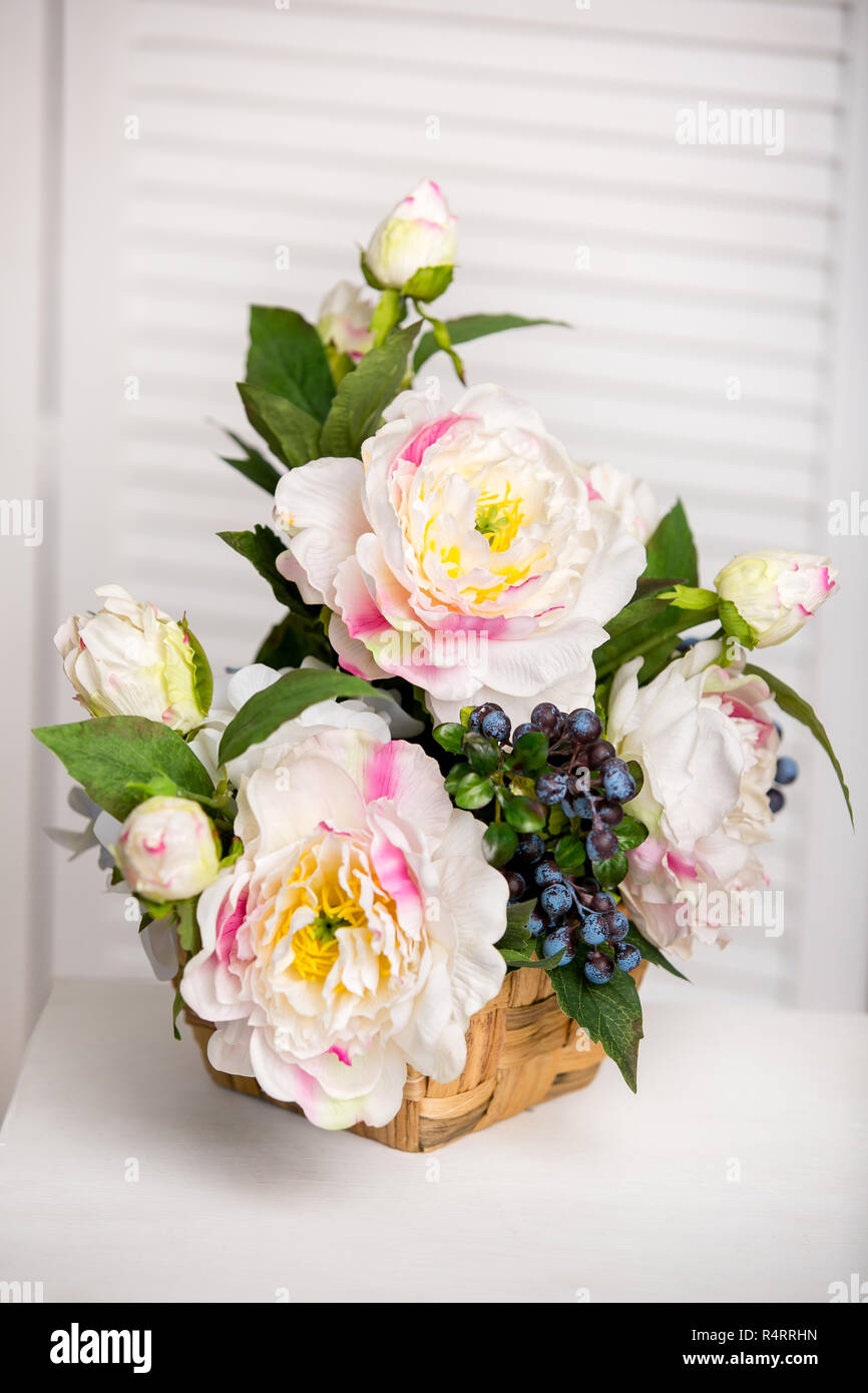 Bouquet De Fleurs Dans Un Vase Magnifique Joli Bouquet De