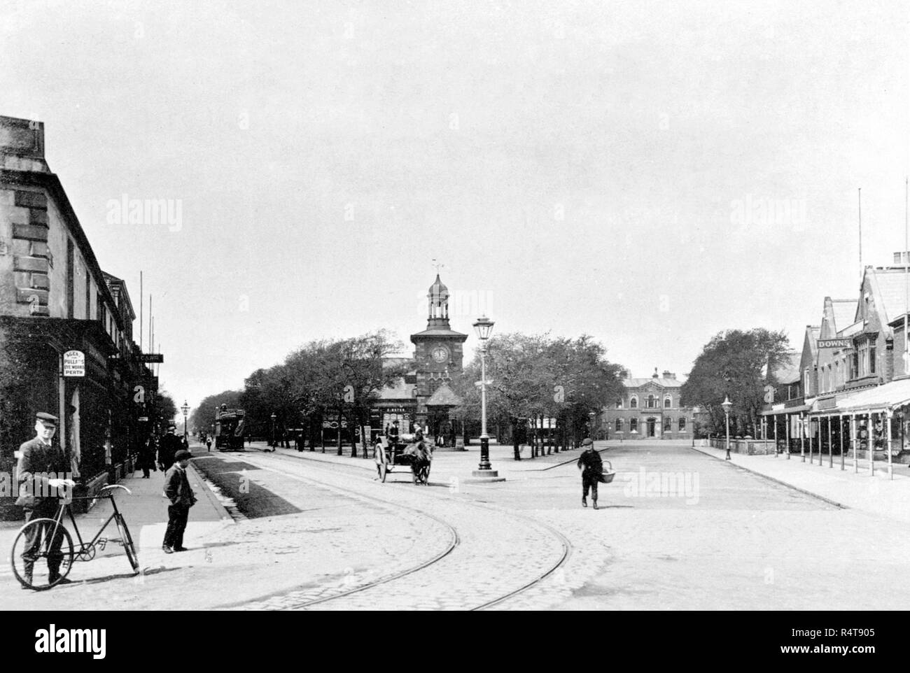 Market Hall, Lytham St Annes début des années 1900 Banque D'Images