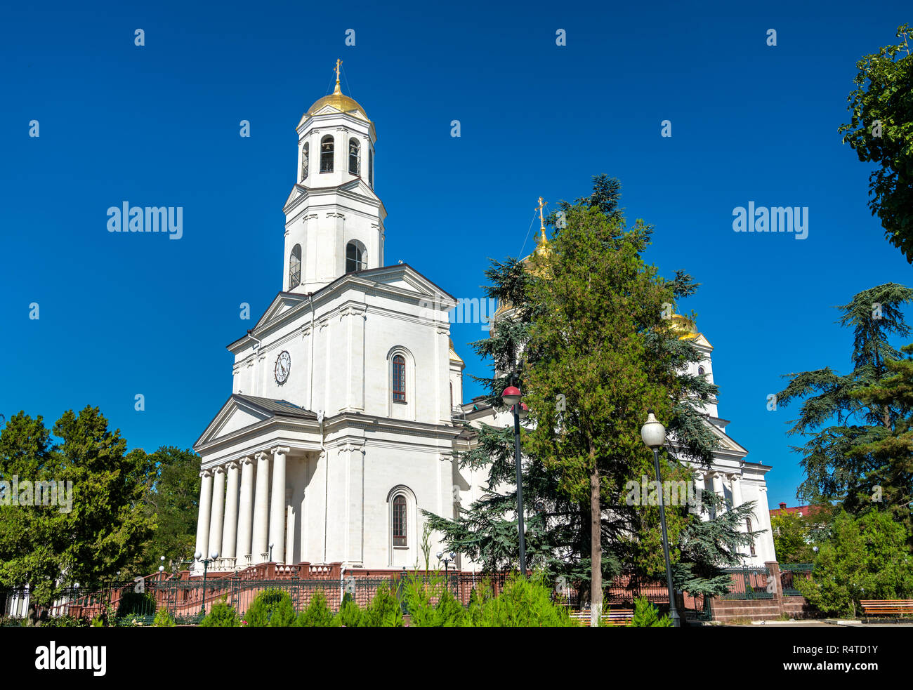 La cathédrale Alexandre Nevsky à Simferopol Banque D'Images