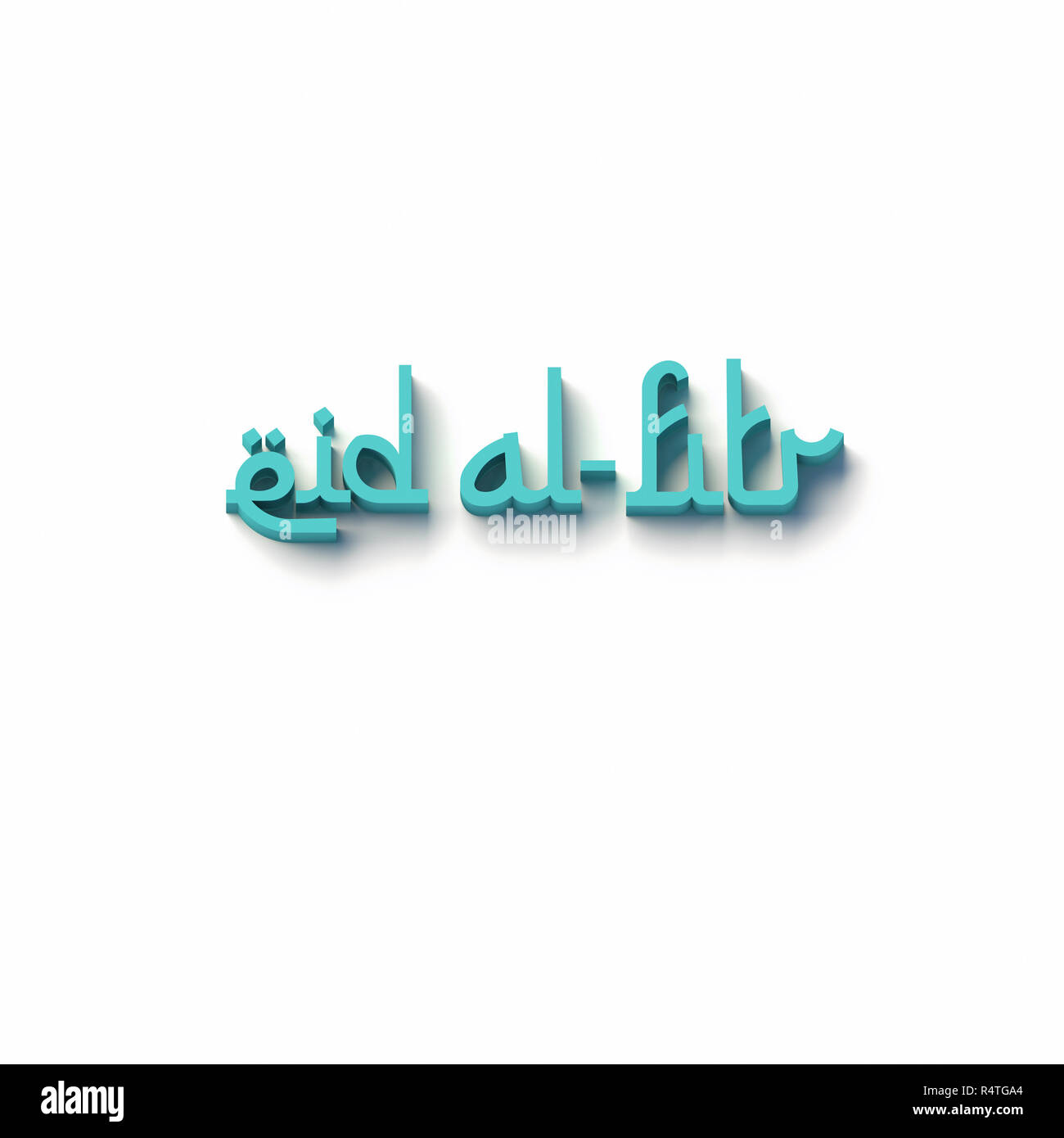 Le rendu 3D MOTS 'Eid al-fitr' Banque D'Images