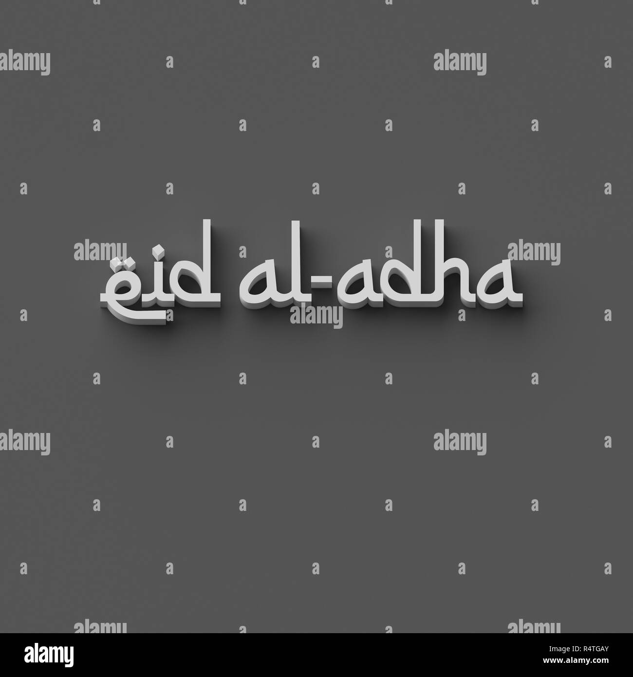 Le rendu 3D MOTS 'Aïd al-adha" Banque D'Images