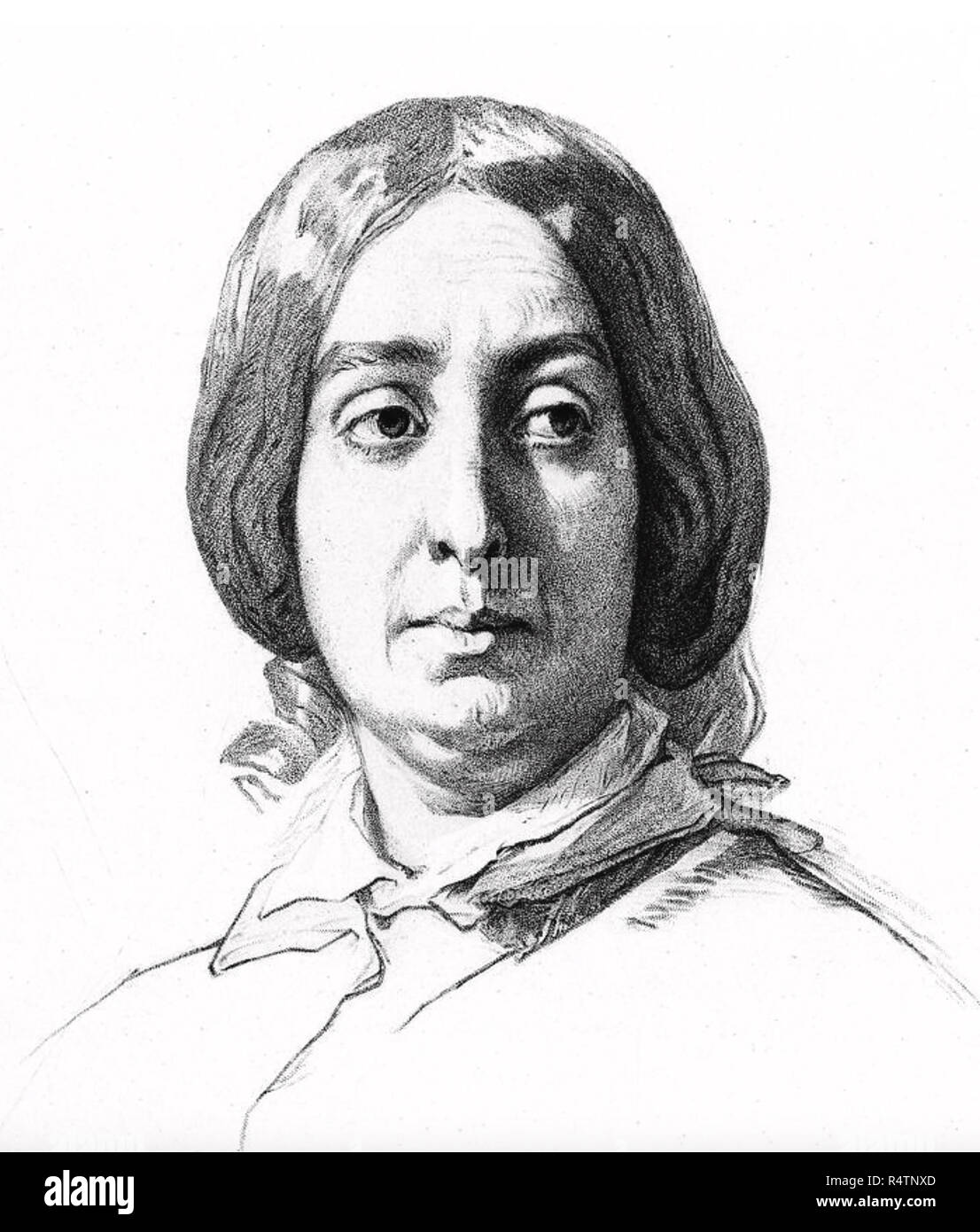 GEORE DE SABLE (1804-1876), nom de plume de l'auteur français Amatine Dupin Banque D'Images
